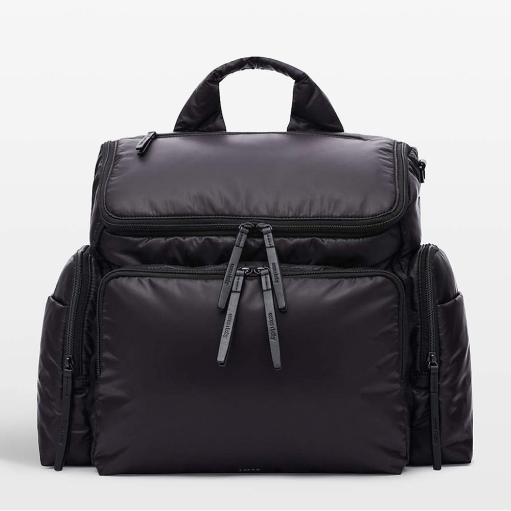 Caara Sport Large Luxury Baby Bag in Black Nylon